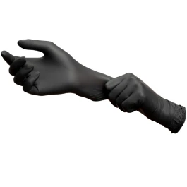 MAEX0214 - QNUBU - PROFESSIONELLE NITRIL HANDSCHUHE SCHWARZ | GLATT GRÖSSE XL - 300 HANDSCHUHE