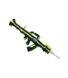 MAEX0151 - QNUBU - SILIKON NEKTAR SAMMLER "AK47" MIT TITAN-SPITZE | 24 CM