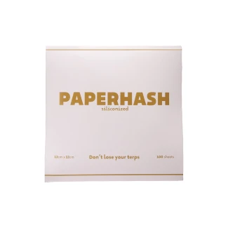 PAPERSILICSMALL - PAPERHASH - SILICONATED ANTI-ADHERENT SHEETS FOR EXTRACTS | SMALL 12x12cm - 100 SHEETS