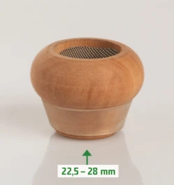 AT1006 - DROP OUT BIG ACTITUBE PEAR WOOD BRAZIER