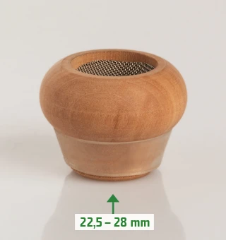 AT1006 - DROP OUT BIG ACTITUBE PEAR WOOD BRAZIER