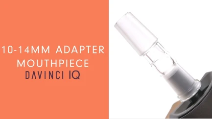 IQWAD - DAVINCI - 10MM TO 14MM GLASS ADAPTER FOR MIQRO AND IQ2 SERIES
