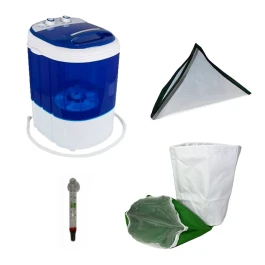 KBUBSMALL2CH - BUBBLEXTRACTOR KIT - SMALL WASHING MACHINE WITH 2 CHOCOLIZER BAGS