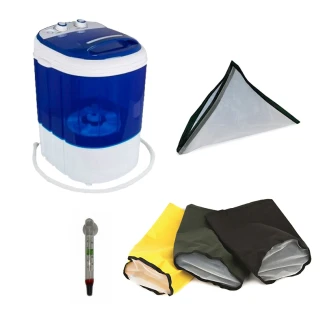 BUBBLEXTRACTOR KIT - SMALL WASHING MACHINE WITH 3 EXTRACTION BAGS CHOCOLIZER