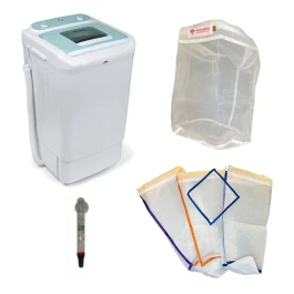 KBUBMED3PUEX - BUBBLEXTRACTOR KIT - LARGE WASHING MACHINE WITH 3 MEDICAL NETS BAGS 20L