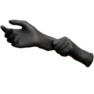 MAEX0214 - QNUBU - GUANTES PROFESIONALES DE NITRILO NEGRO | LISO TALLA XL - 300 GUANTES