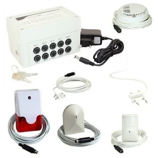 AS12 - KIT CONTROLADOR DE ALARMA SMS 7 SENSORES GSE