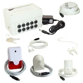 AS12 - KIT CONTROLADOR DE ALARMA SMS 7 SENSORES GSE