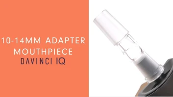 IQWAD - DAVINCI - ADAPTADOR DE CRISTAL DE 10MM A 14MM PARA SERIES MIQRO E IQ2