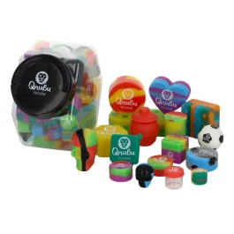 MAEX0153 - QNUBU - MEZCLA CONTENEDORES DE SILICONA CON DISPLAY | TAMAÑO L 58pcs