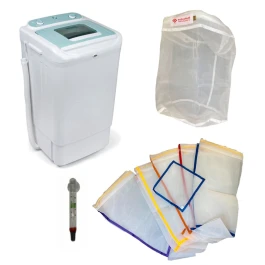 KBUBLARGE5PUEX - KIT BUBBLEXTRACTOR - LAVADORA GRANDE CON 5 MALLAS MEDICAS BOLSAS 120L