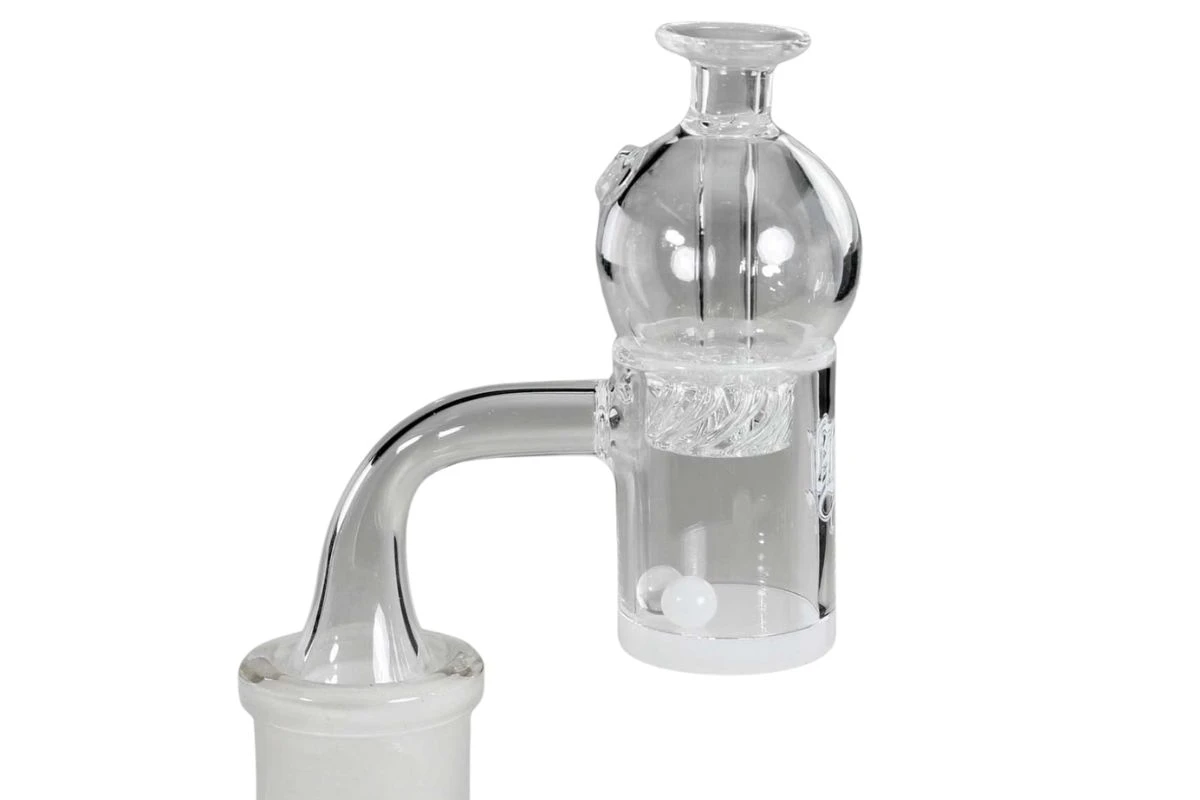 ND02181251 - BANGER QUARTZ AVEC CAP ET PERLES TERP | 14mm MÂLE