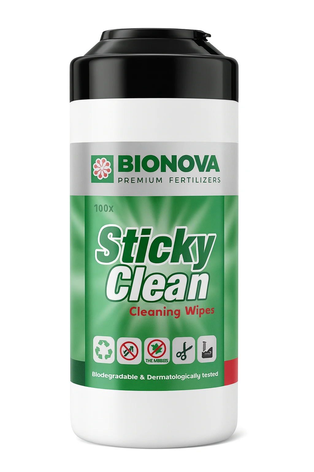 BNST001 - BIO NOVA - STICKY CLEAN WIPES | PACK 100PCS