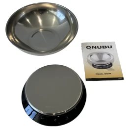 PESO0001 - QNUBU - BILANCIA DIGITALE ACCIAIO INOX | EQUAL BOWL - MAX 5 KG STEP 1G