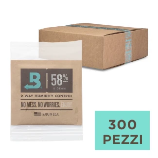 BOVEDA 58% - MANTENIMENTO UMIDITA' COSTANTE |  BOX 300pz DA 8gr IMBUSTATO SINGOLARMENTE Indoorline