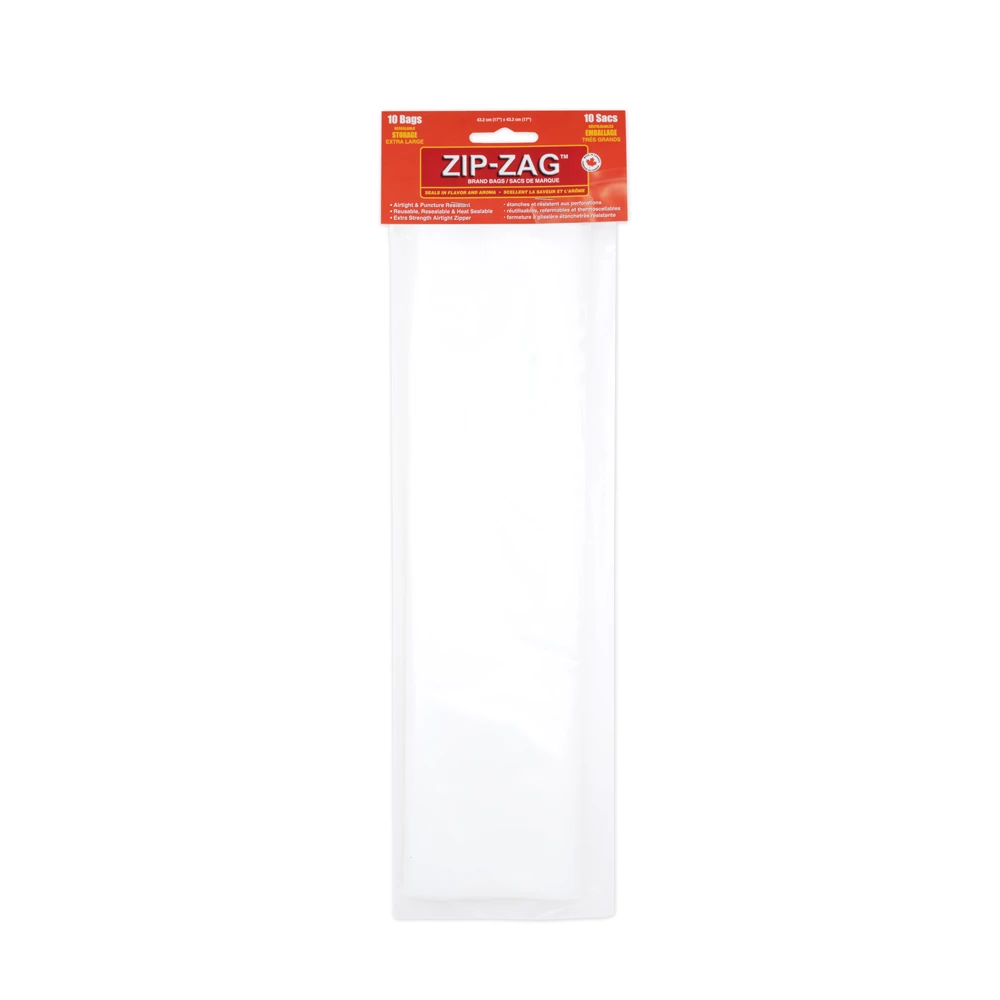 250012 - ZIP-ZAG BAGS - SACCHETTO XL A CHIUSURA ULTRARESISTENTE | 1Kg 10pz