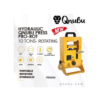 QNUBU - PRESSA PROFESSIONALE IDRAULICA PRO-ROT | PLACCA 12x12cm PRESSIONE 10TON.