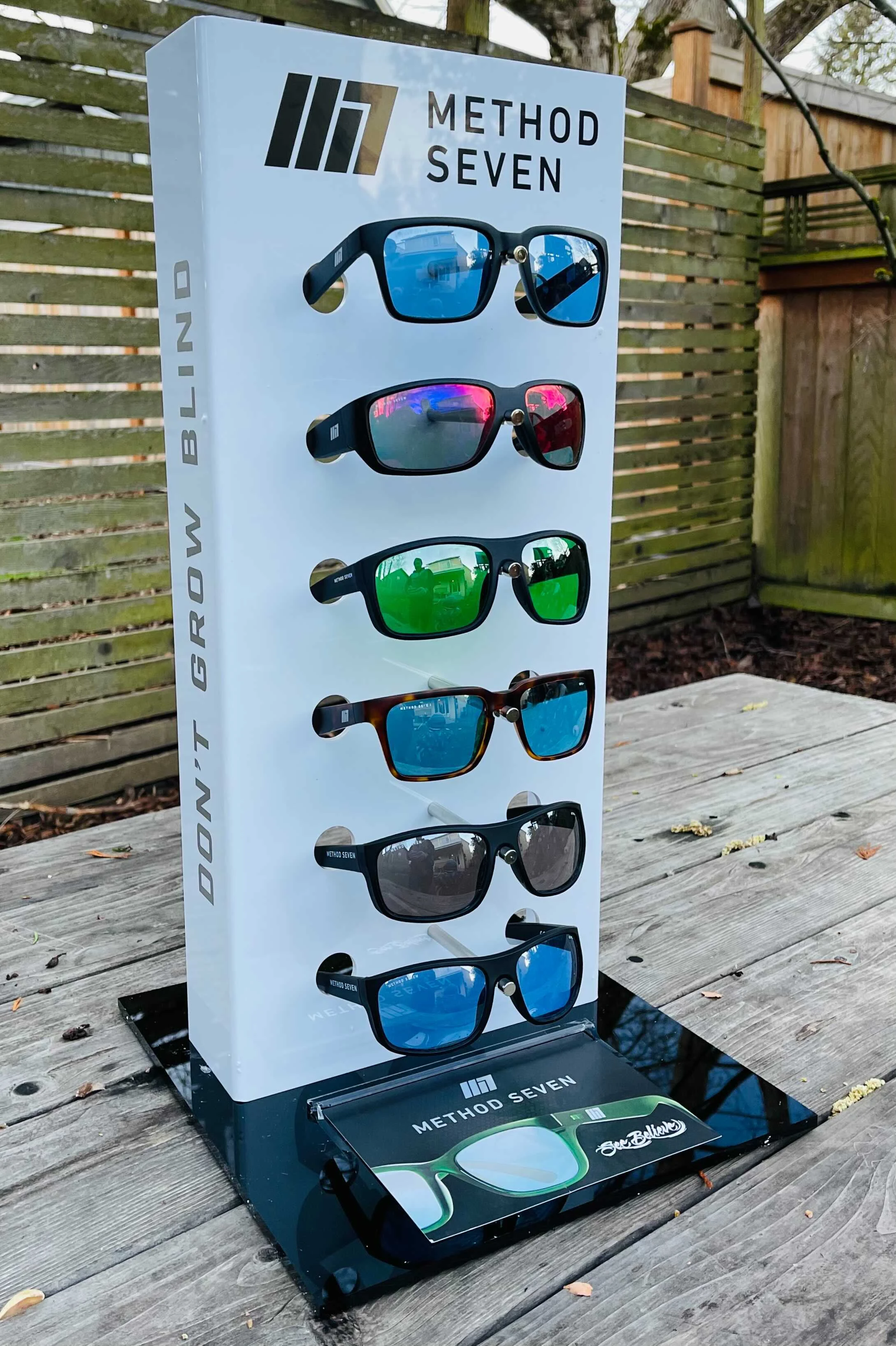 K0017 - METHOD SEVEN - STARTER SET DISPLAY | ESPOSITORE DA BANCO 6 OCCHIALI