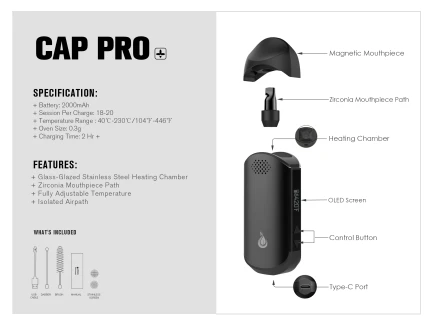 FLOWERMATE - CAP PRO | VAPORIZZATORE