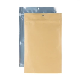 PACK0052 - QNUBU - ZIP BAG SACCHETTO ANTIODORE KRAFT | 3,5gr 50pz