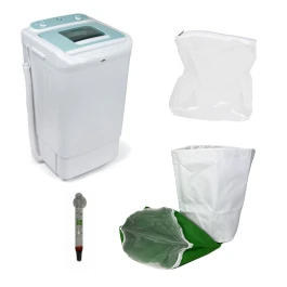 KBUBLARGE2CH - BUBBLEXTRACTOR KIT - LAVATRICE GRANDE CON 2 BORSE CHOCOLIZER