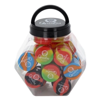 QNUBU - CONTENITORI IN SILICONE CON DISPLAY | ROTONDO 22ml 30pz